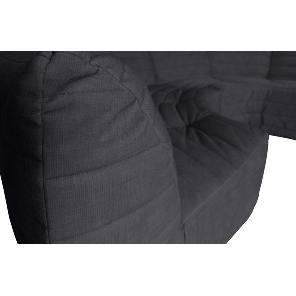 Kampinė sofa iš velveto antracito spalvos (kintama) Bag – WOOOD-image-1