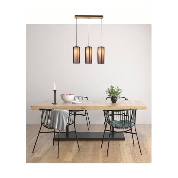 Kabantis šviestuvas su tekstiliniu gaubtu Kioto – Candellux Lighting-image-1
