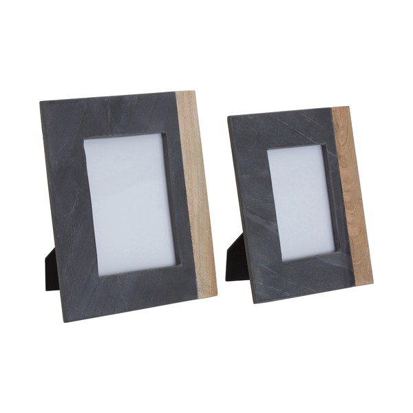 Rėmas iš akmens pilkos spalvos 20x25 cm Kata – Premier Housewares-image-1