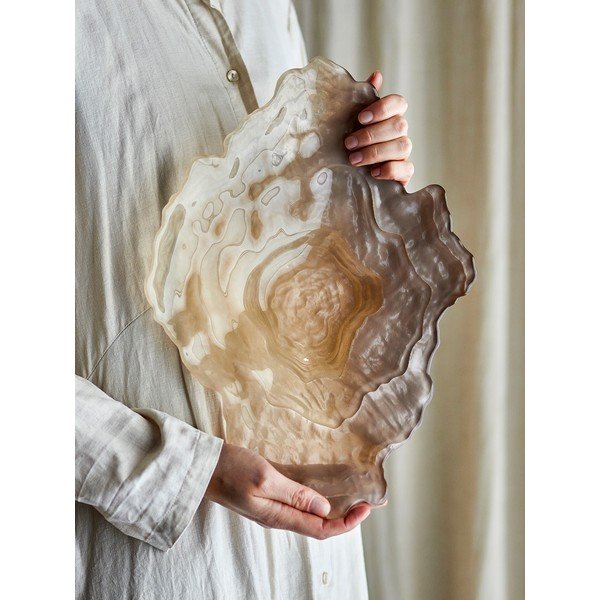 Iš stiklo dekoratyvinis dubuo 29x38 cm Aiku – Bloomingville-image-1