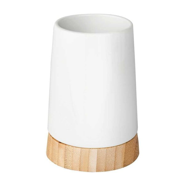 Iš keramikos vonios reikmenų rinkinys baltos spalvos Bamboo – Wenko-image-3