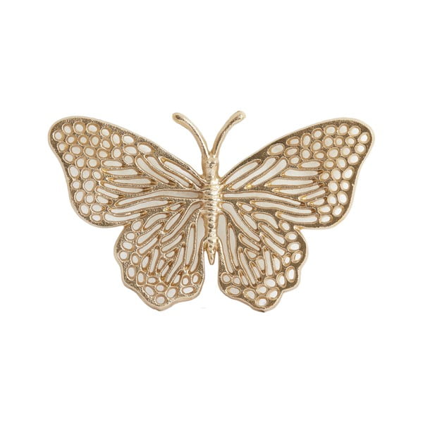 Iš metalo didelio formato sieninė dekoracija 26x16 cm Butterfly – Light & Living