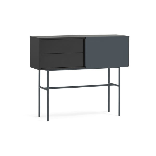 Konsolinis staliukas juodos spalvos/antracito spalvos 35x110 cm Nube – Teulat-image-3