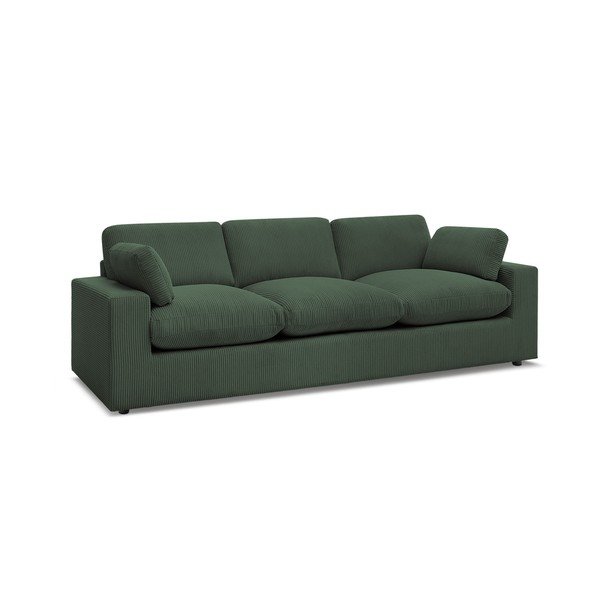 Žalios spalvos sofa iš kordinio velveto 250 cm Belair – Bobochic Paris-image-2