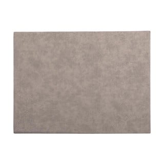 Pilkas dirbtinės odos kilimėlis ZicZac Troja Rectangle, 33 x 45 cm