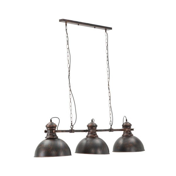 Juodas pakabinamas šviestuvas su 3 atspalviais Mauro Ferretti Industry-image-1