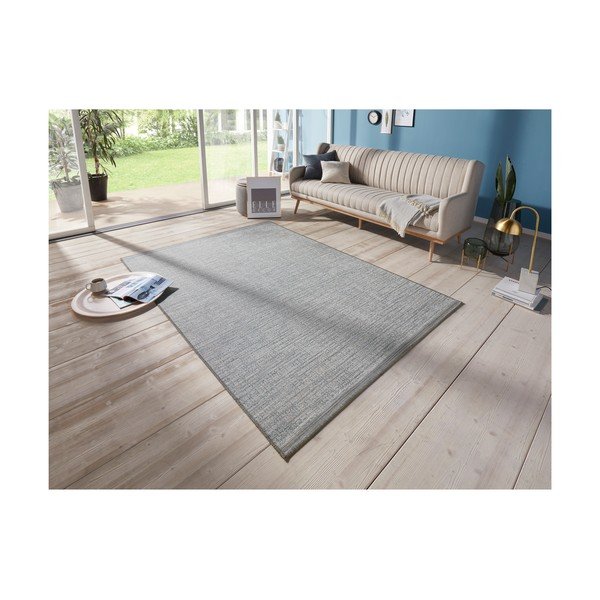 Mėlynas lauko kilimas "Elle Decoration Curious Lens", 77 x 150 cm-image-4