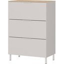 Kreminės spalvos matinis spintelė 68x98x40 cm Savoca – Germania