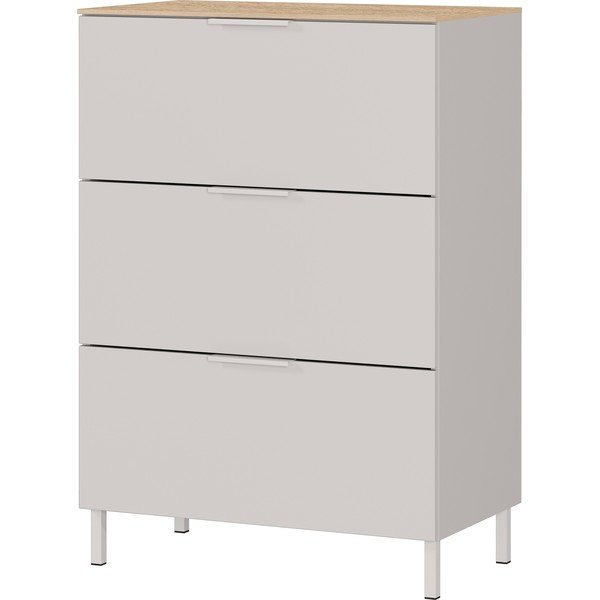 Kreminės spalvos matinis spintelė 68x98x40 cm Savoca – Germania