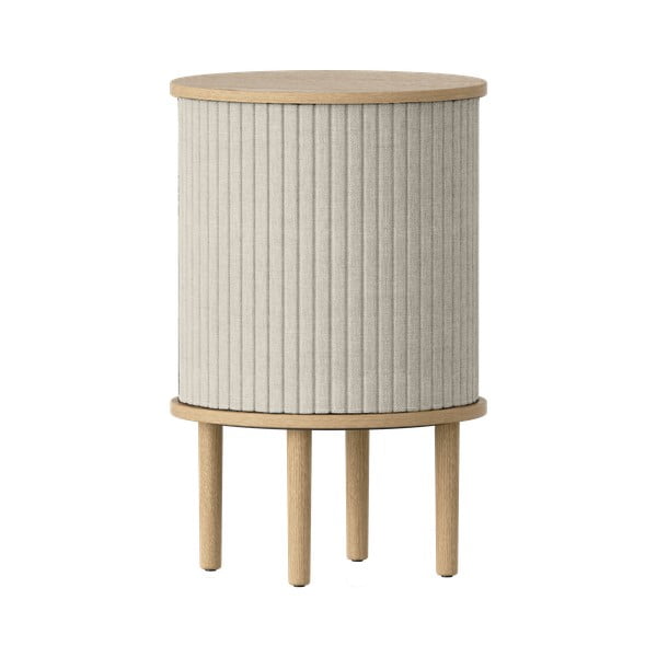 Iš ąžuolo masyvo apvalios formos šoninis stalas ø 38 cm Audacious – UMAGE-image-3