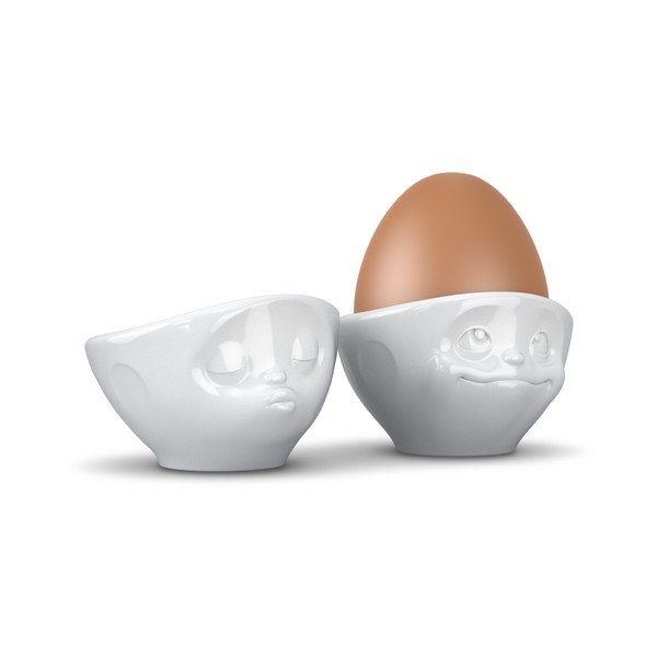 2 vnt. balto porceliano kiaušinių indeliai su meilės piešiniu „58products“, tūris 100 ml-image-1