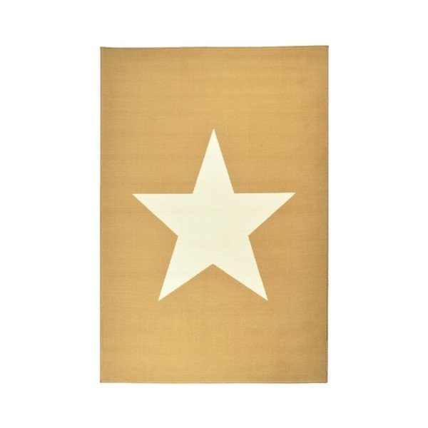 Vaikiškas kreminis rudas kilimas "Hanse Home Star", 140 x 200 cm