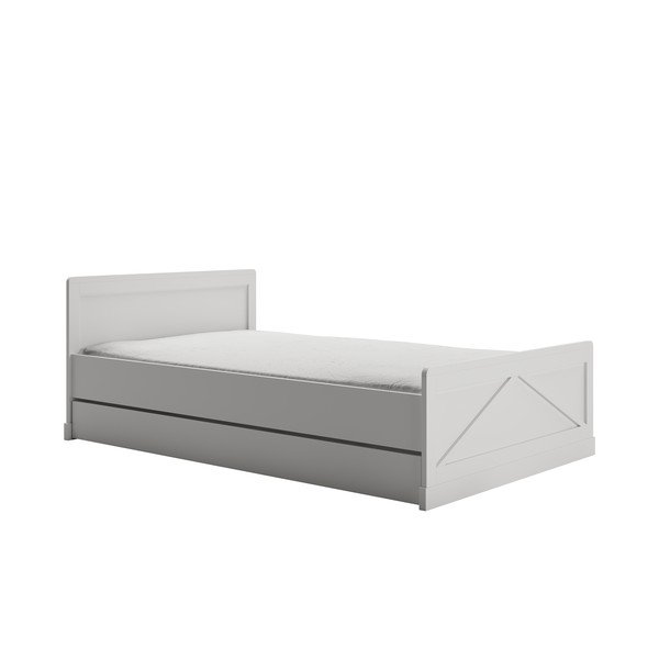 Vaikiška lova baltos spalvos 120x200 cm Marie – Pinio-image-2