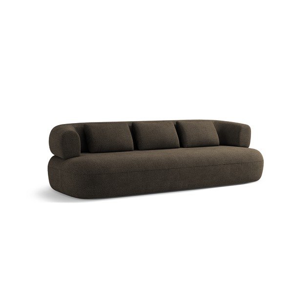 Iš boucle sofa rudos spalvos 226 cm Jenny – Micadoni Home-image-2