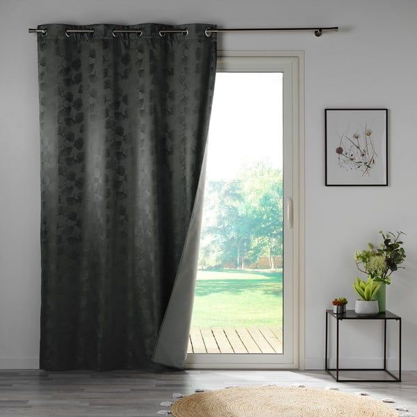 Visiškai užtemdo užuolaida antracito spalvos 140x260 cm Lunella – douceur d'intérieur-image-2