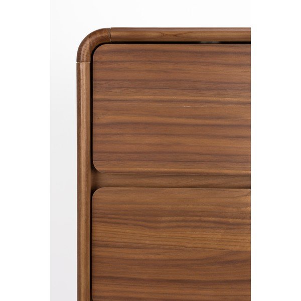 Rudos spalvos iš uosio masyvo šoninė spintelė 45x112x40 cm Rise – Zuiver-image-4