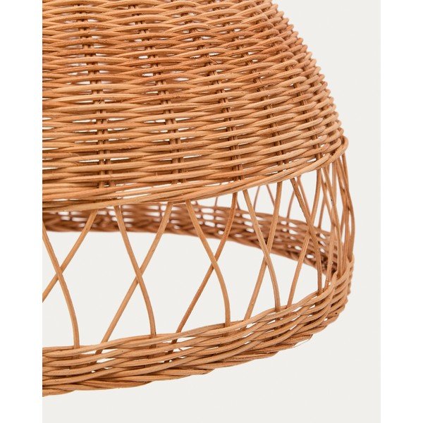 Natūralios spalvos iš rotango šviestuvo gaubtas ø 40 cm Loura – Kave Home-image-4