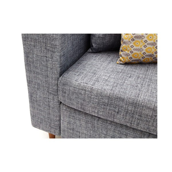 Sofa šviesiai pilkos spalvos 154 cm Step – Balcab Home-image-3
