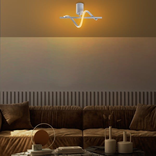 Lubinis šviestuvas pilkos spalvos LED ø 7 cm Likma – Opviq lights-image-4