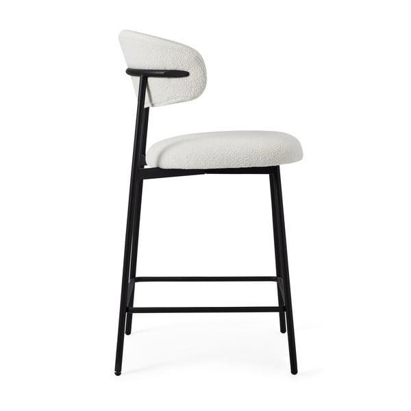 Baro taburėtės baltos spalvos 2 vnt. (sėdynės aukštis 65 cm) Diana – Furnhouse-image-1