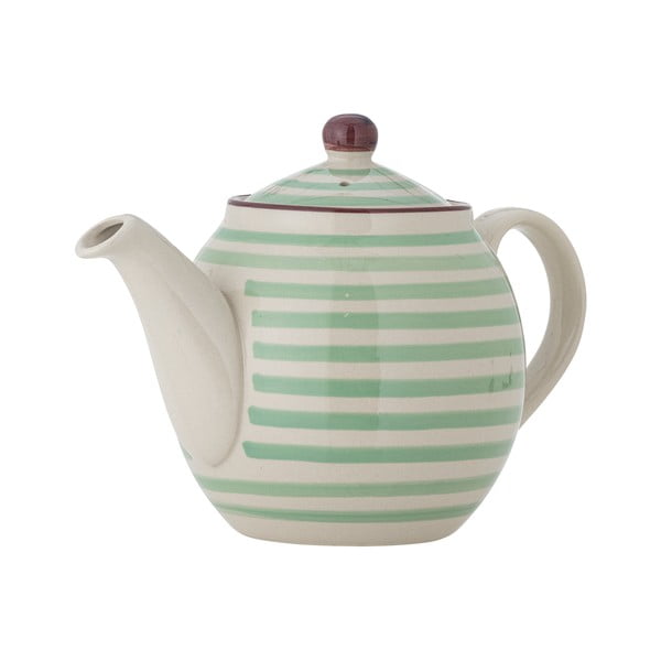 Žaliai baltas keraminis arbatinukas Bloomingville Patrizia, 1,2 l-image-2