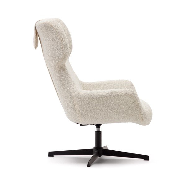 Krėslas kreminės spalvos Zalina – Kave Home-image-3