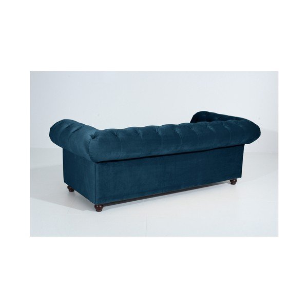 Mėlyna sofa "Max Winzer Orleans Velvet", 216 cm-image-4