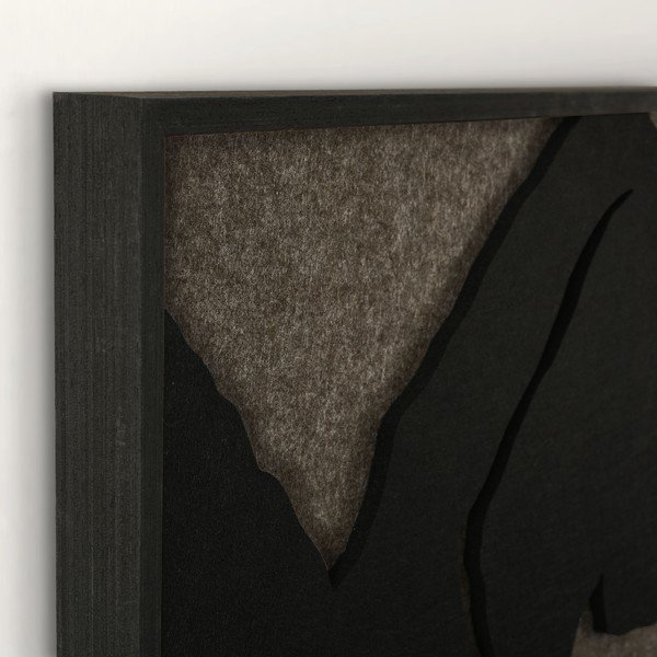 3D paveikslas su rėmeliu/sugeriantis garsą 90x120 cm Silent Shadows 1 – Malerifabrikken-image-2