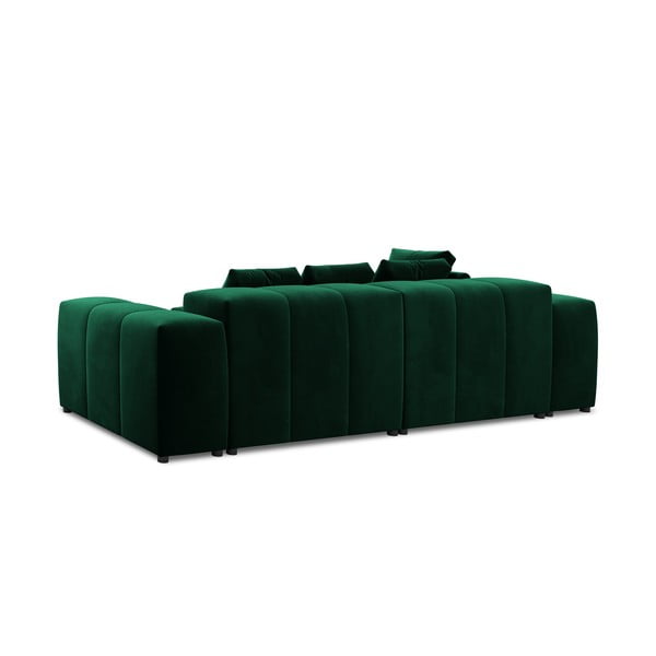 Žalio aksomo kampinė sofa (kintama) Rome Velvet - Cosmopolitan Design-image-4