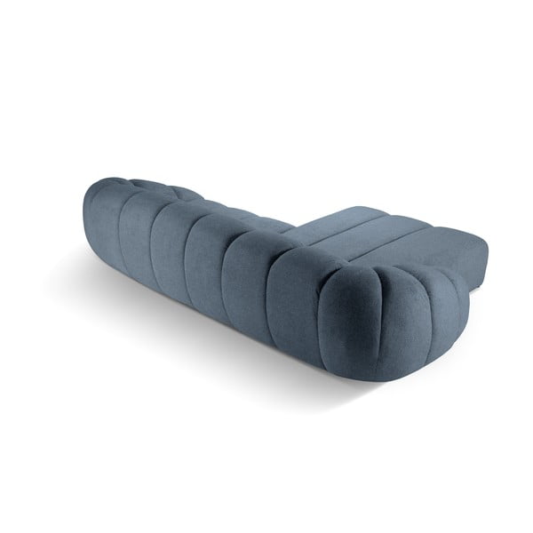 Kampinė sofa mėlynos spalvos (su kairiuoju kampu) Diana – Micadoni -image-3