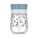 Šviesiai mėlynos spalvos iš plastiko vaikiškas puodelis 300 ml Forest Friends by Little Dutch – Mepal