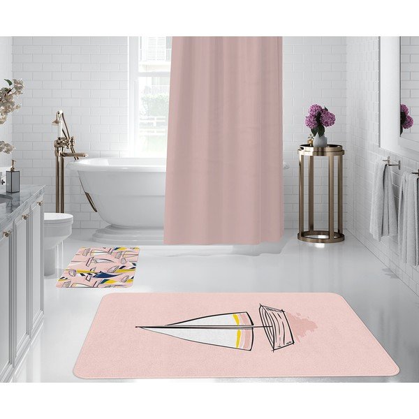 2 rožiniai vonios kambario kilimėliai - Oyo Concept-image-2