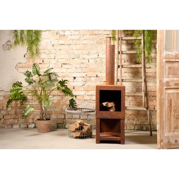 Kvadratinis terasos židinys Esschert dizainas-image-2