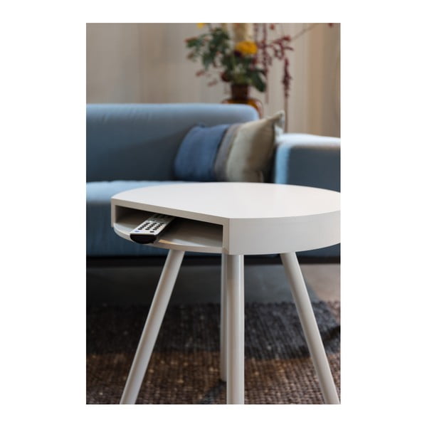 "Zuiver Hide & Seek" baltas šoninis staliukas-image-2