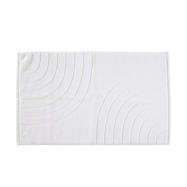 Baltos spalvos vonios kilimėlis 50x80 cm Time – Zone