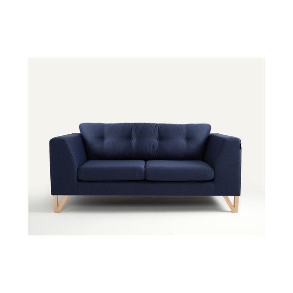 Individualizuota "Form Willy" tamsiai mėlyna dvivietė sofa-image-4
