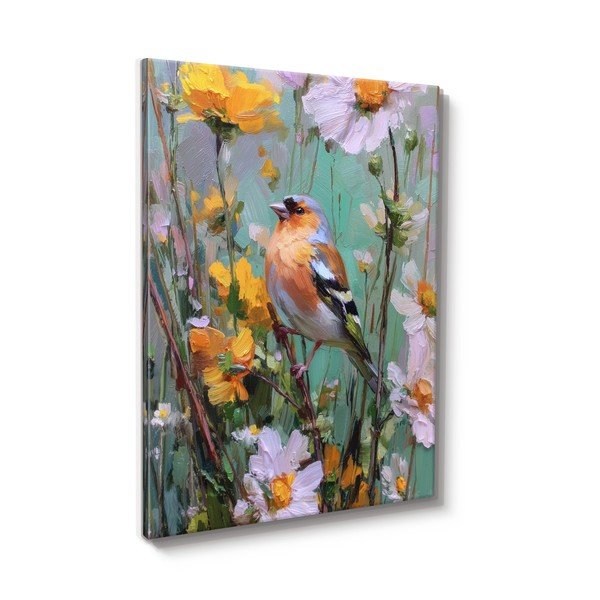 Spausdintas paveikslas su rėmeliu 60x80 cm Fringilla – Styler-image-3