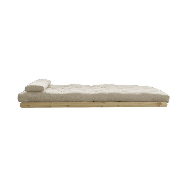 Dviejų vietų kintamas gultas Karup Design Figo Natural Clear/Beige-image-2