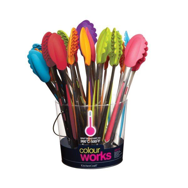 "Kitchen Craft Colourworks" Mėlynos indų žnyplės-image-1