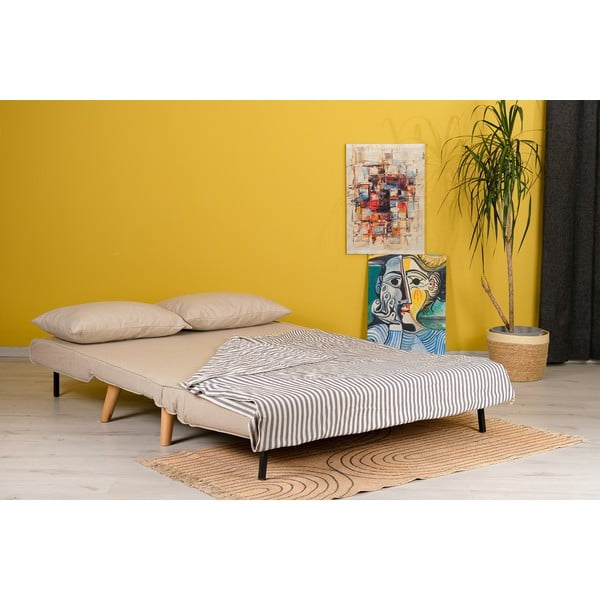 Sulankstoma sofa smėlio spalvos 120 cm Folde – Artie-image-4