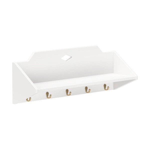Baltos spalvos sieninė vaikiška drabužių kabykla 75x27 cm Luca – Cam Cam Copenhagen