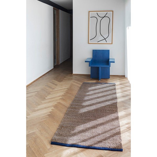 Rudos spalvos iš džiuto kilimas 80x245 cm Notes – Mette Ditmer Denmark-image-1