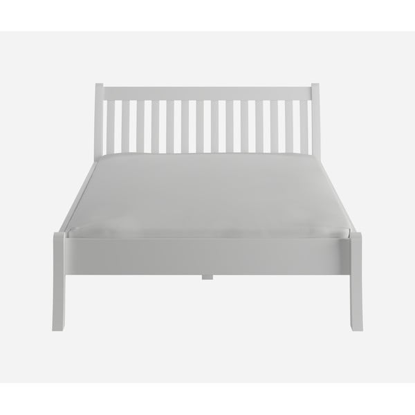 Iš pušies masyvo dvigulė lova baltos spalvos 180x200 cm Tonja – Olivia Living-image-2