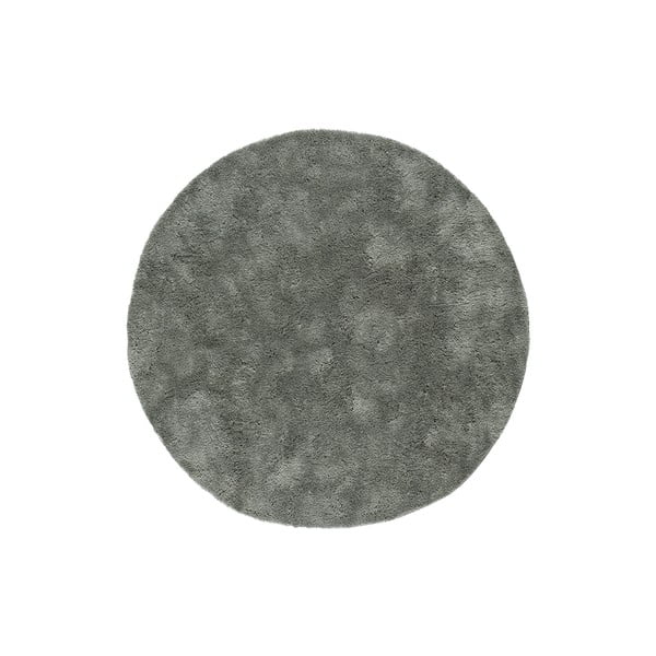 Apvalios formos kilimas antracito spalvos ø 120 cm Roma Liso – Universal