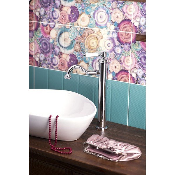 Kriauklei čiaupas blizgios sidabrinės spalvos stovimas Vienna – Sapho-image-2