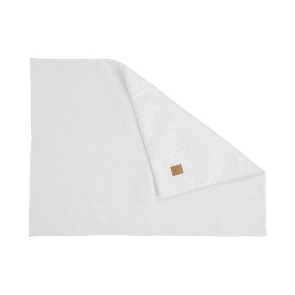 Baltos spalvos iš boucle vaikiškas pledas 100x77 cm – Meowbaby-image-1