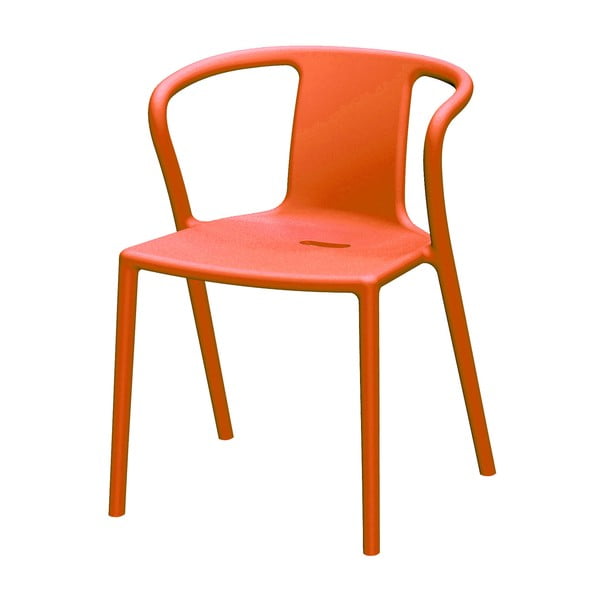 Oranžinė valgomojo kėdė su porankiais "Magis Air