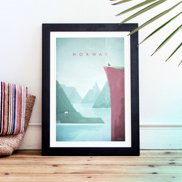 Plakatas Travelposter Norway, 50 x 70 cm-image-1