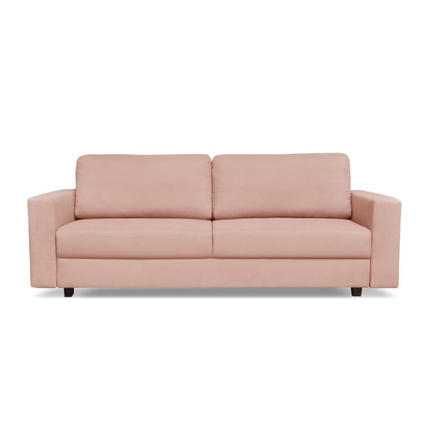 Šviesiai rožinė sofa lova Cosmopolitan design Bruxelles