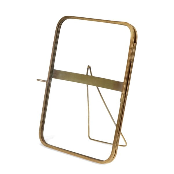 Iš metalo pastatomas rėmas auksinės spalvos 14x18 cm – Rex London